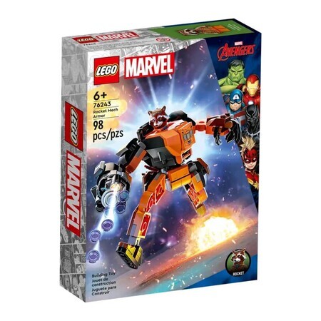 Lego Marvel Rocket Roboter-Rüstung, 76243, Lego