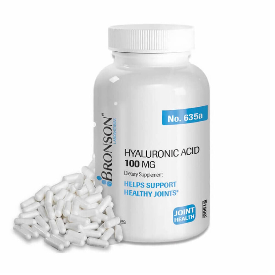 Hyaluronsäure 100 mg, 60 Kapseln, Bronson Laboratories