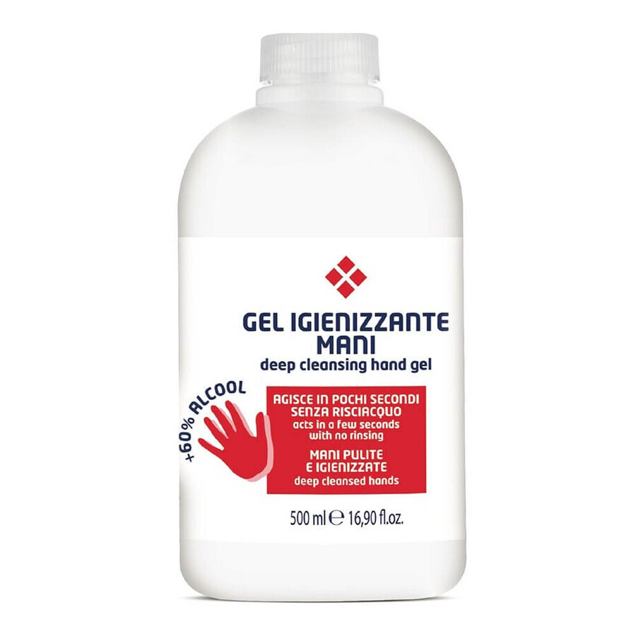 Gel igienizant pentru maini cu 60% alcool, 500 ml, Parisienne