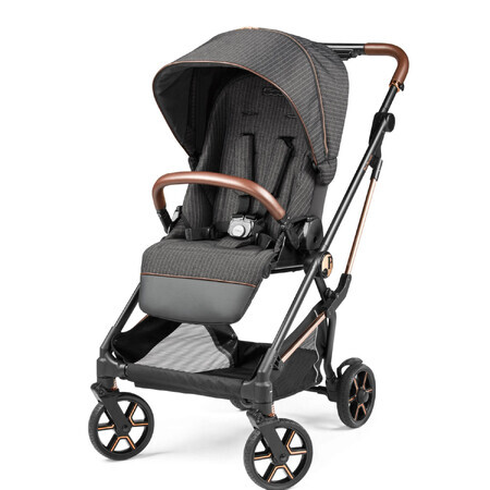 Passeggino sportivo Vivace, 0-22 kg, 500 Nero-Grigio, Peg Perego