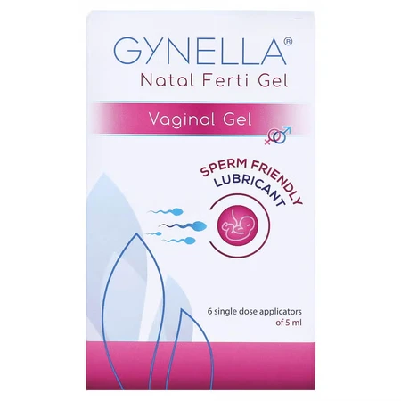 Gynella Natal Ferti Lubricating Gel, 6 x 5 ml, Heaton