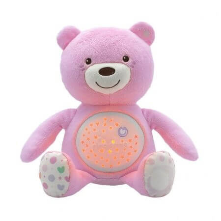 Baby Bär Projektionsspielzeug, Rosa, 0 Monate+, 0801510-1, Chicco