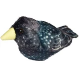 Plüschtier Vogel mit Geräuschen, 17 cm, Graur, Wild Republic