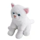 Witte kat pluche knuffel, 13 cm, Wild Republic