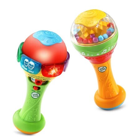 Jucarie interactiva Maracas cu lumini, 9-36 ani, Vtech Toodler