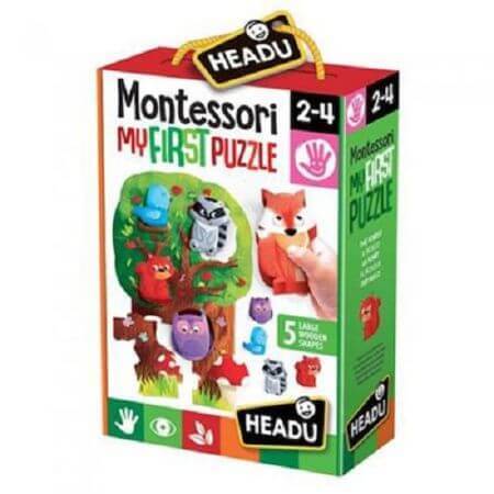 Montessori Primul meu puzzle Padurea, +2 ani, Headu