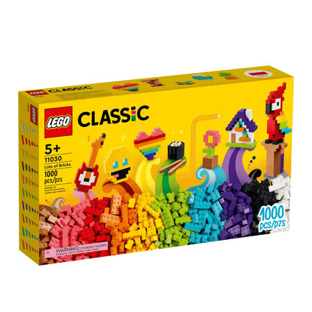 O multime de caramizi Lego Classic, 5 ani+, 11030, Lego