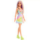 Barbie Fashionista Puppe, die Blondine mit lila Hosentr&#228;gern, Barbie
