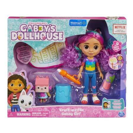 Papusa Gabby si set de creatie, + 3 ani, Gabbys's Dollhouse