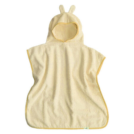 Poncho Handtuch mit Kapuze und Ohren, 2-6 Jahre, Ecru, Tuxi Brands