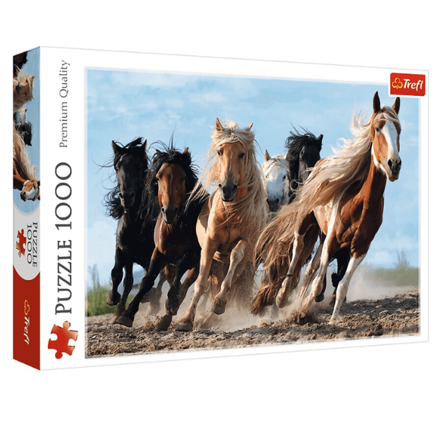 Puzzle Cai la galop, 1000 de piese, Trefl