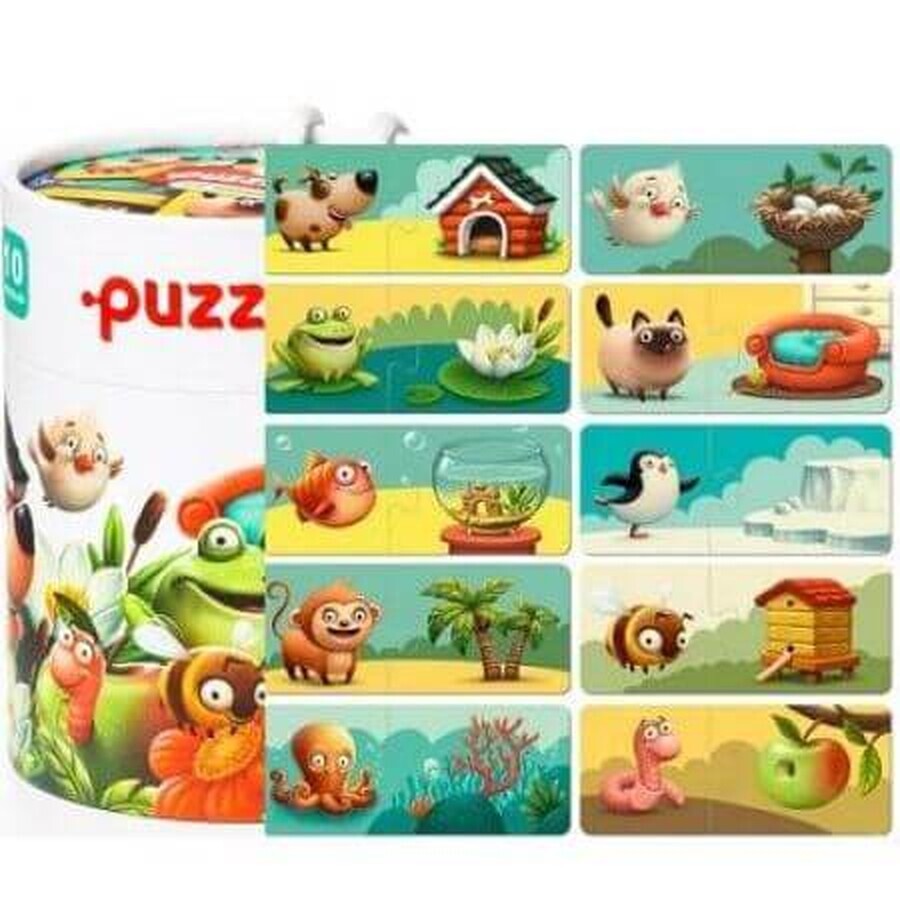 Puzzle Casa Mea, +2 Jahre, Cubika