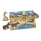 Holzpuzzle Safari-Tiere, +2 Jahre, Melissa&amp;Doug