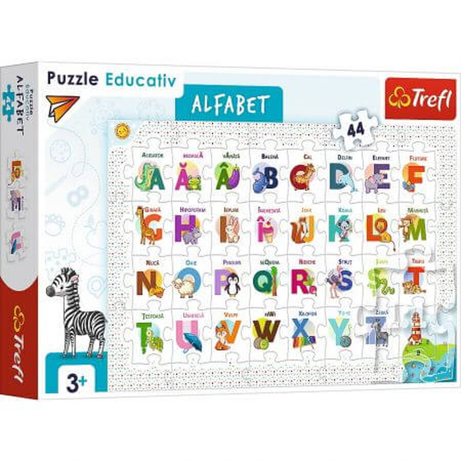 Pädagogisches Alphabet Puzzle, + 3 Jahre, Trefl