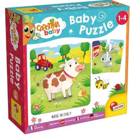 Puzzle La ferma, 24 piese, Lisciani