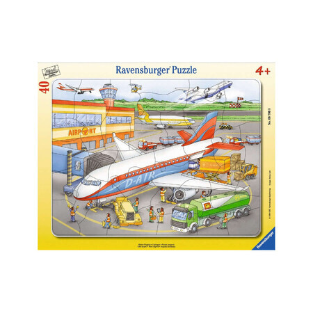 Flughafen-Puzzle, +4 Jahre, 40 Teile, Ravensburger