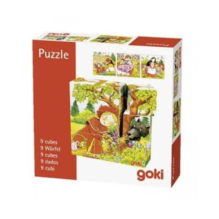 Mini-Puzzle-Würfel, Famous Stories, + 3 Jahre, Goki