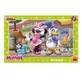 Minnie und Daisy auf einem Spaziergang Puzzle, 15 Teile, Dino Toys