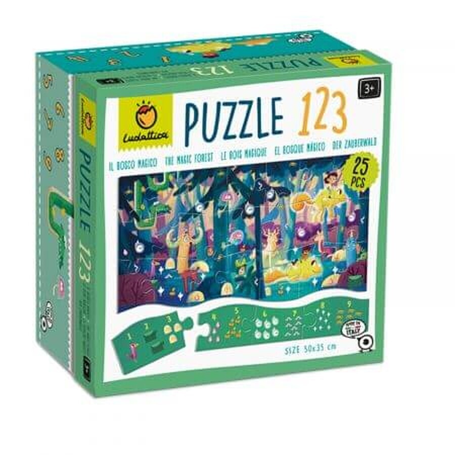 Puzzle Padurea, + 3 ani, Ludattica