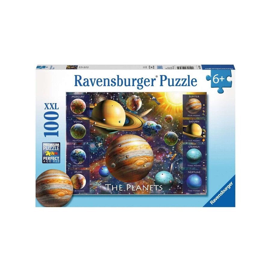 Puzzle Planeten, ab 6 Jahren, 100 Teile, Ravensburger