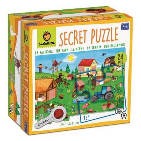 Puzzle Secret Ferma, +3 ani, Ludattica