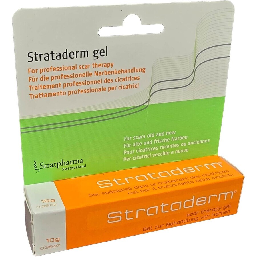 Gel for the treatment of abnormal scars Strataderm, 10 g, Synerga Pharmaceuticals