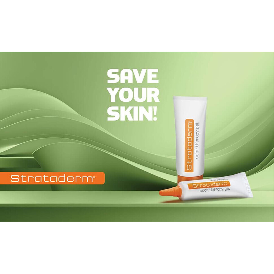 Gel for the treatment of abnormal scars Strataderm, 10 g, Synerga Pharmaceuticals