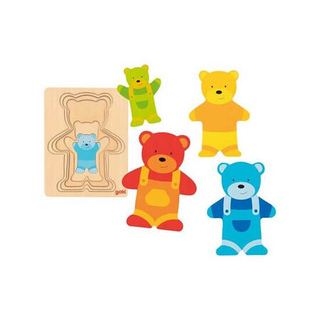 Lagenpuzzle Happy Bears, Goki