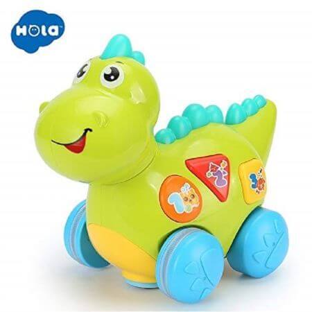 Baby dinozaurul interactiv cu miscari, melodii si lumini, Hola