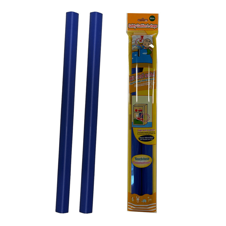 Schaumstoffstreifen für Möbelschutz, 40 cm, 2 Stück, Blau, Car Boy