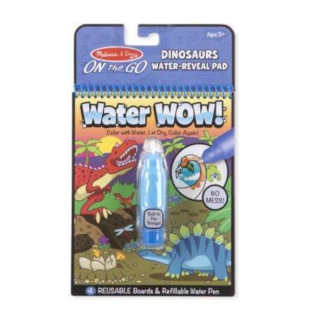 Malbuch Magic Water Dinosaurs, +3 Jahre, Melissa and Doug