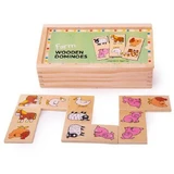 Children's domino game Farm, 1-5 years, BigJigs