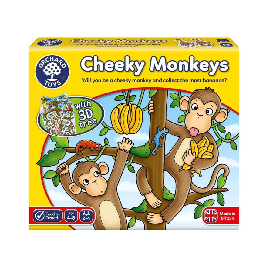 Lernspiel Cheeky Monkeys, +4 Jahre, Obstgarten