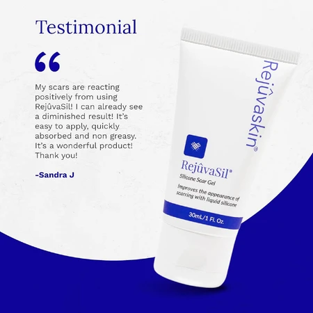 RejuvaSil-siliconen-gel, 30 ml, Scar Heal