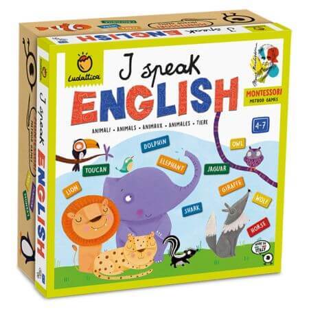 Montessori-Spiel, Let's talk in English, + 4 Jahre alt, Ludattica