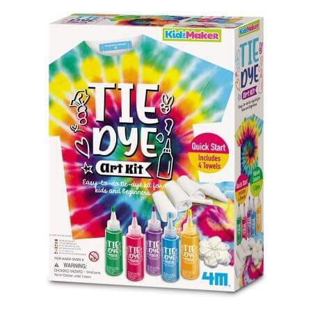 Kit créatif Kidz Maker Tie Dye Art, + 5 ans, 4M