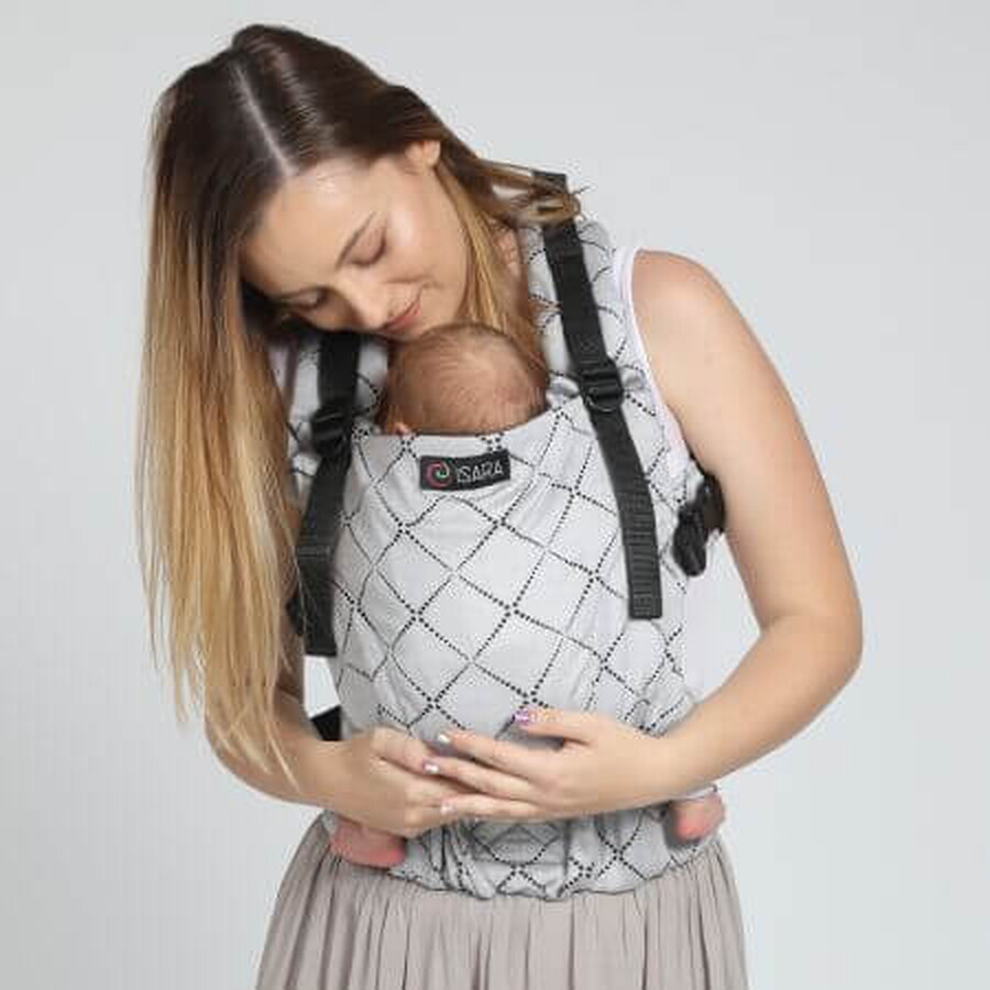 Ergonomische Babytrage The one, Diamonda Gray, Isara