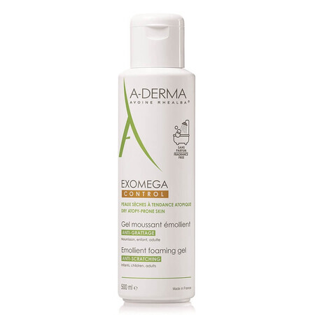 A-Derma Exomega Control Emollientes schäumendes Gel, 500 ml