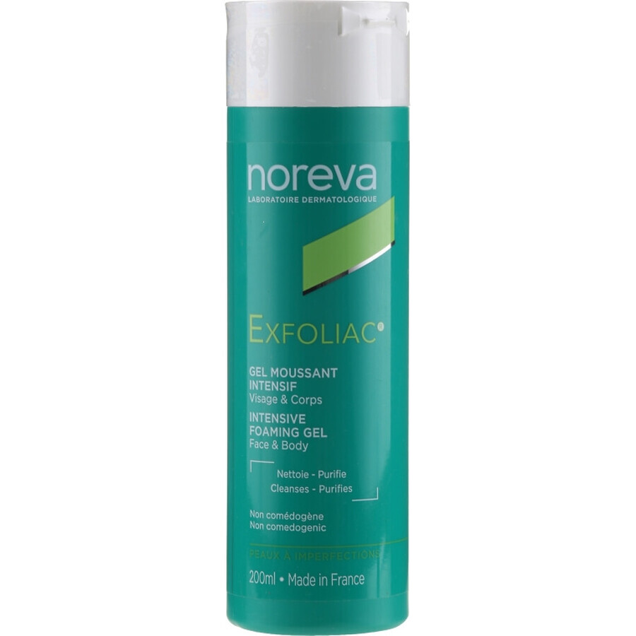 Noreva Exfoliac Foaming Gel für akneartige Haut, 200 ml