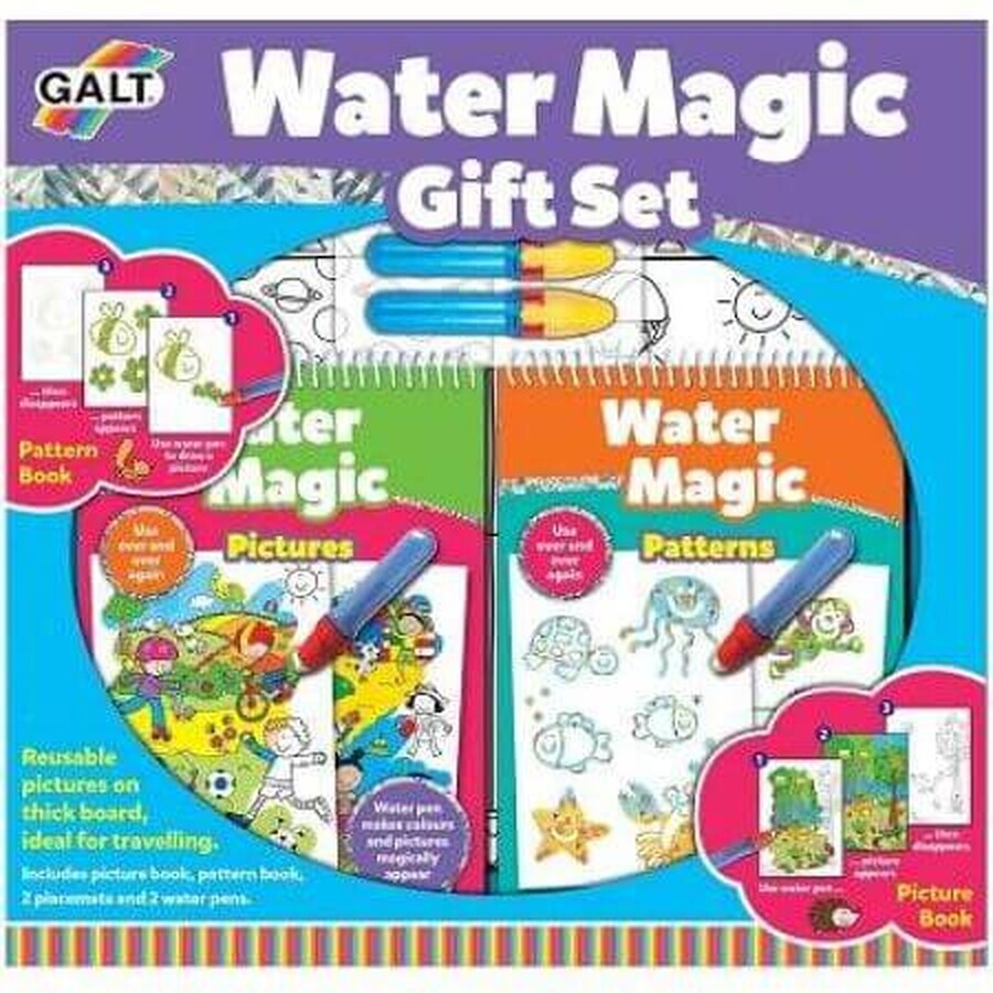 2er-Set Water Magic-Malkarten, Galt