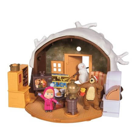 Mascha und der Bär Winterhaus Spielset, Mascha und der Bär