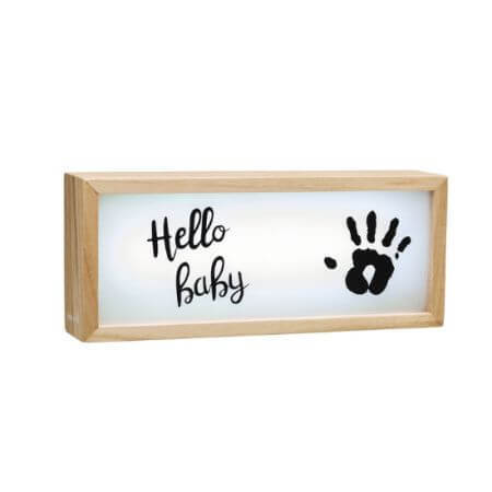 Light box with fingerprint, Baby Art