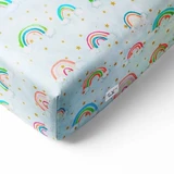 Sheet with elastic, 120x60x15, Rainbow, Tuxi Brands