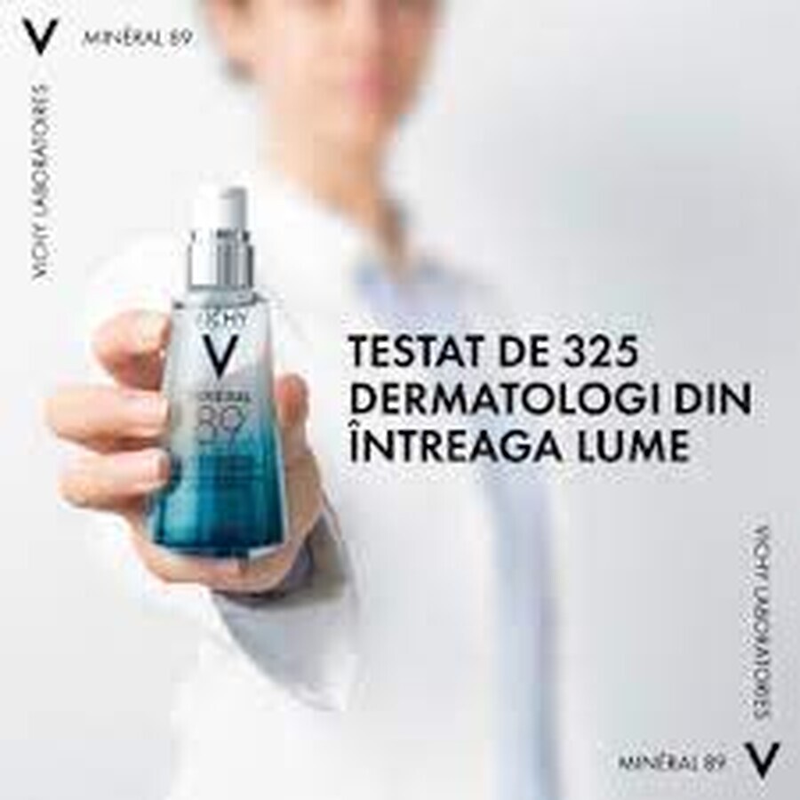 Vichy Mineral 89 gel-booster zilnic cu efect de fortifiere și reumplere, 50 ml, 