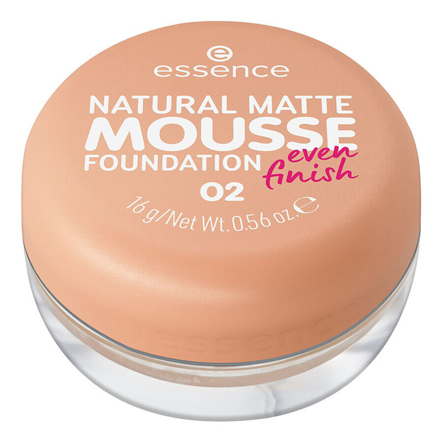 Naturmatte Matte Mousse Foundation, 02, 16 g, Essence