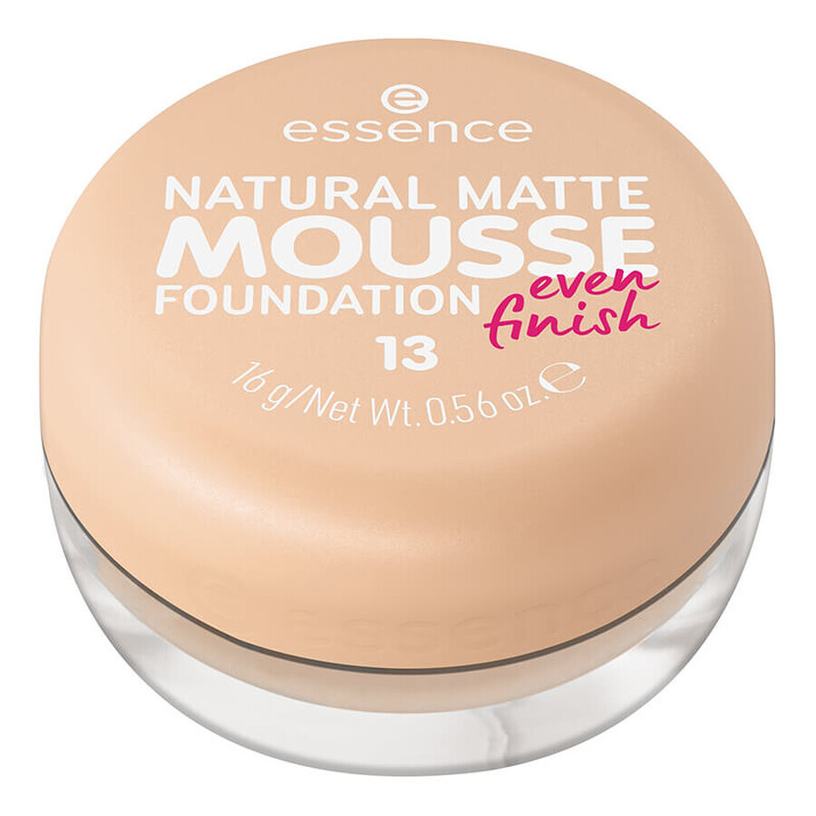 Fond de teint mousse mat naturel, 13, 16 g, Essence