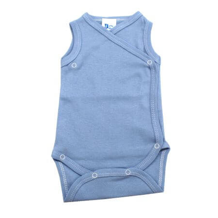 Body Rib Mayotte, 0-3 Monate, Blau, Baltic Bebe