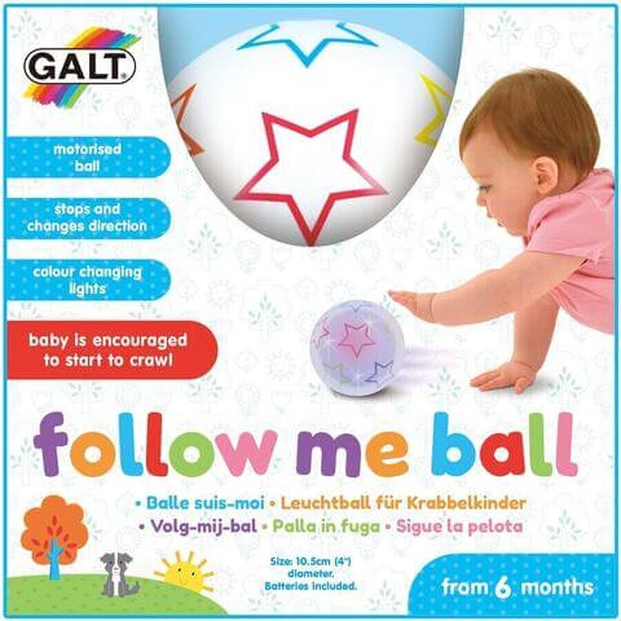 Ball mit Lichtern, Folge mir, +6 Monate, Galt