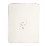Sweet Dreams Blanket, 70x90 cm, Elephant White-Red, Tuxi Brands