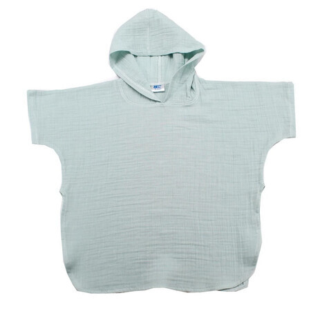 Musselin Poncho mit Kapuze, 9 - 12 Monate, Mint, Baltic Bebe